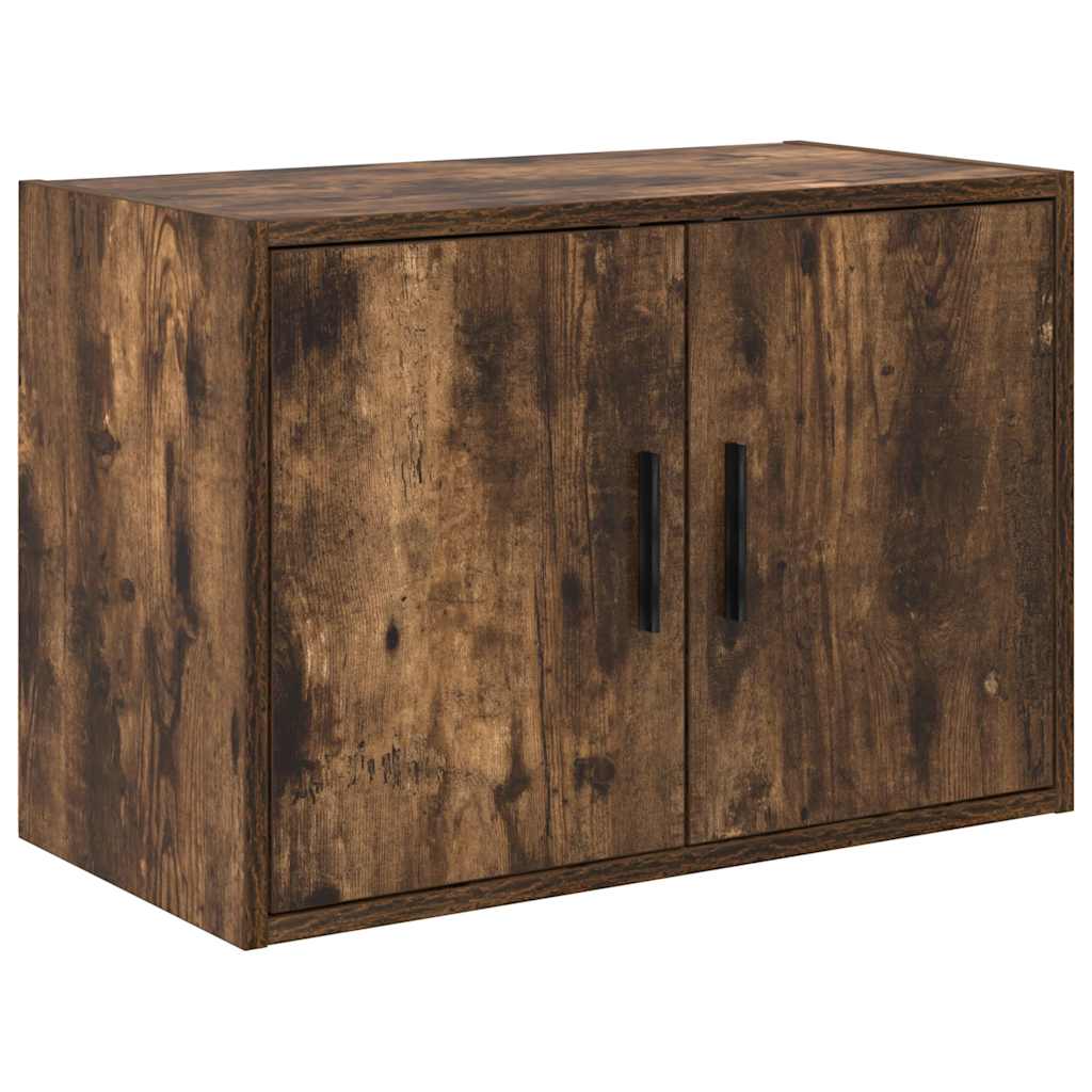 Armoire murale de garage Vidaxx réalisée en bois, chêne fumé
