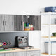 VidaXL armoire murale de garage fini bois gris Sonoma