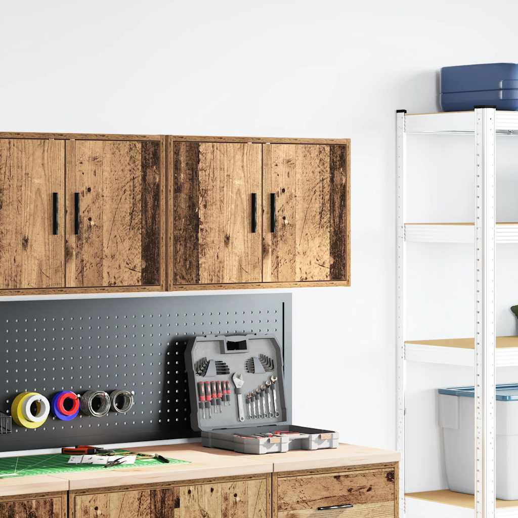 Vidaxx armoire murale de garage bois traité vieux bois