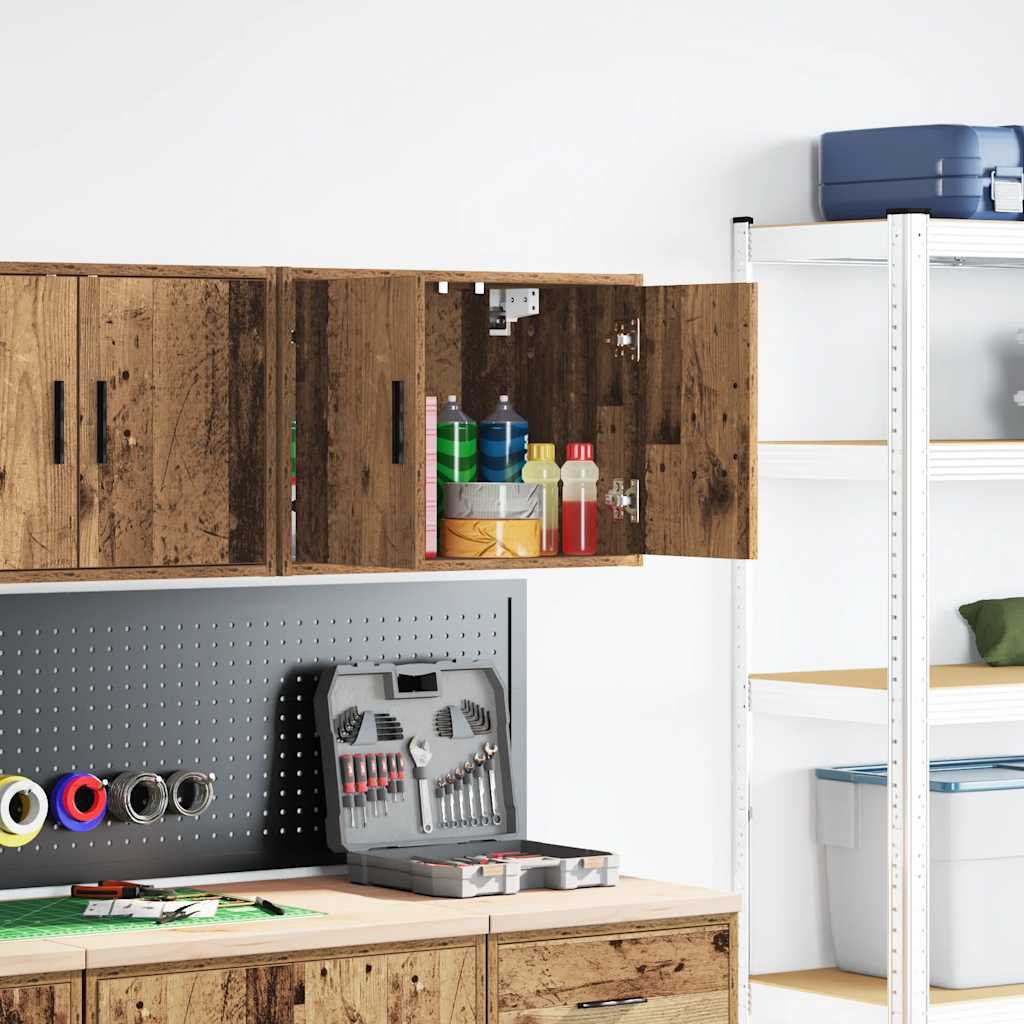 Vidaxx armoire murale de garage bois traité vieux bois