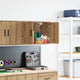Vidaxx armoire murale de garage en bois de chêne artisanal
