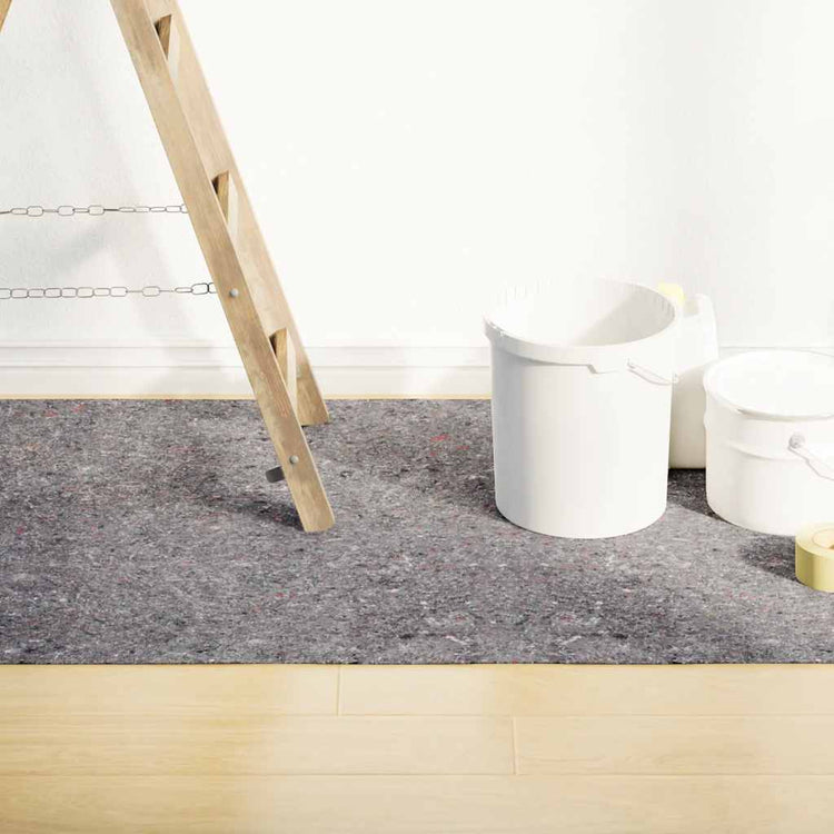 VidaXL non-tissé de peinture antidérapant 5 m 220 g m² gris