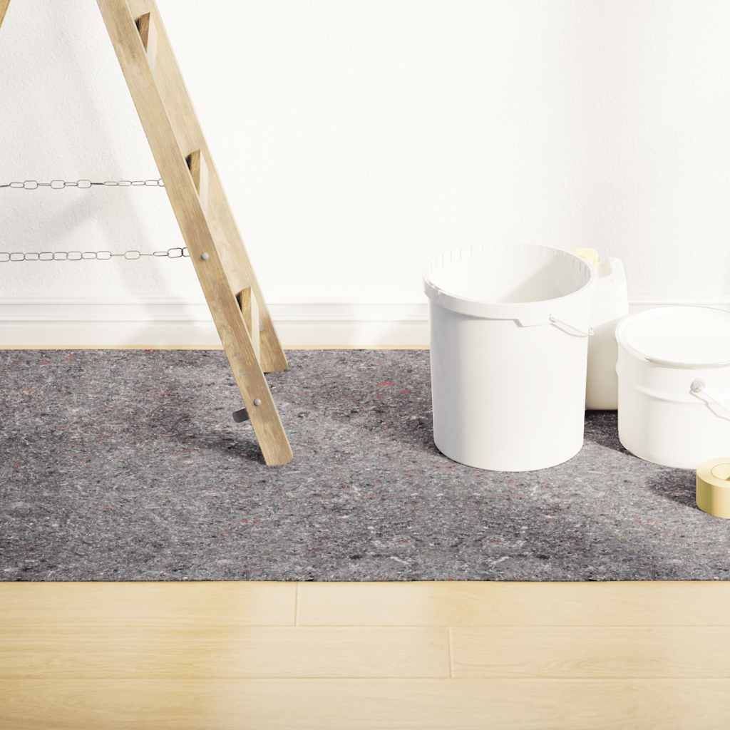 Vidaxx non-tissé à peindre antidérapant 10 m 220 g m² gris
