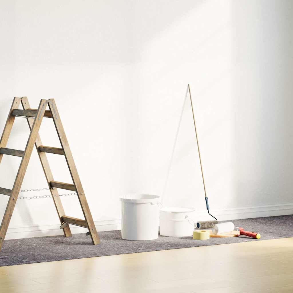 VidaXL non-tissé de peinture antidérapant 10 m 280 g m² gris