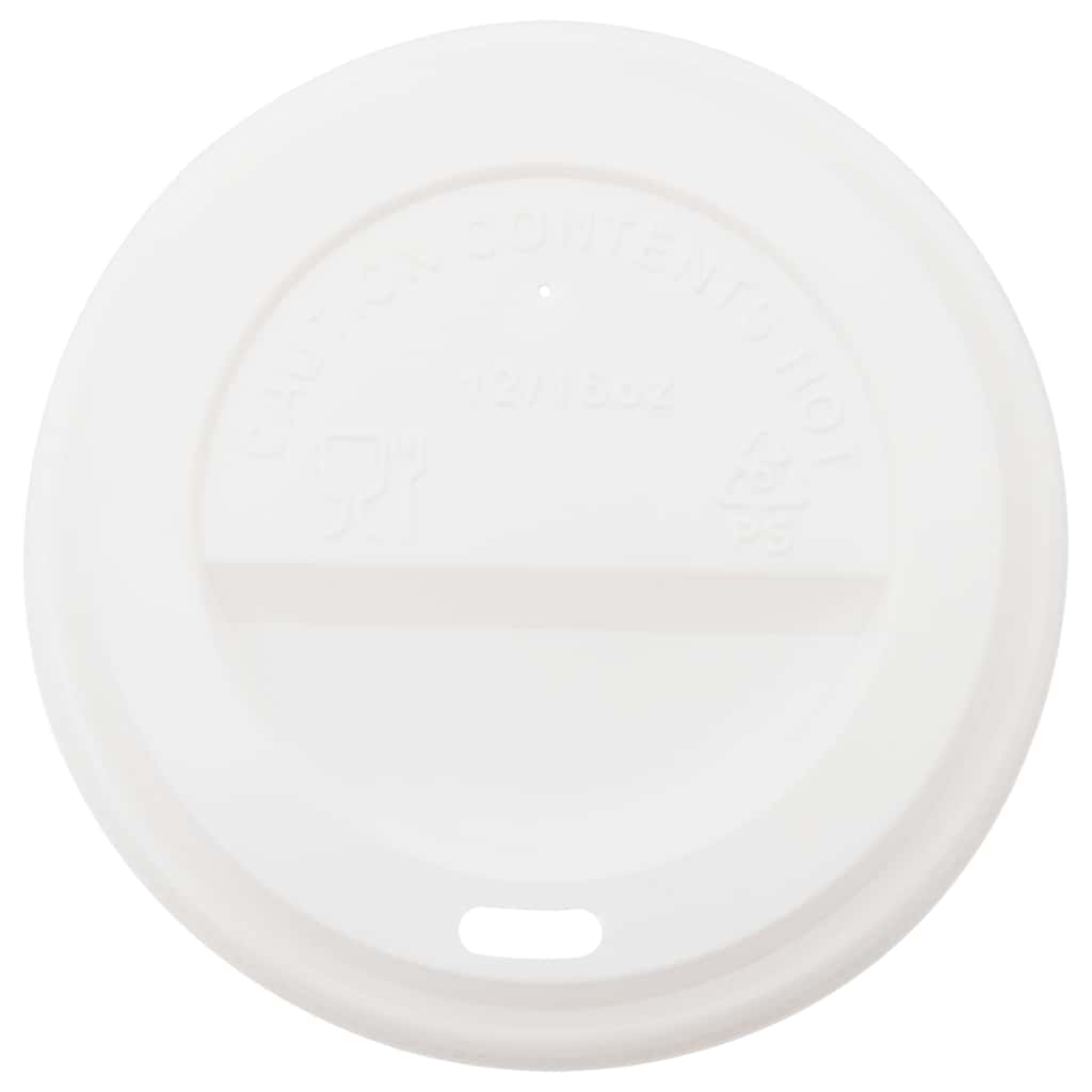 VidaXL tasses à café en papier avec couvercle 1000 pcs 4oz 100 ml