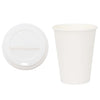 Vidaxxl tasses à café en papier avec couvercle 1000 pcs 12oz 300 ml