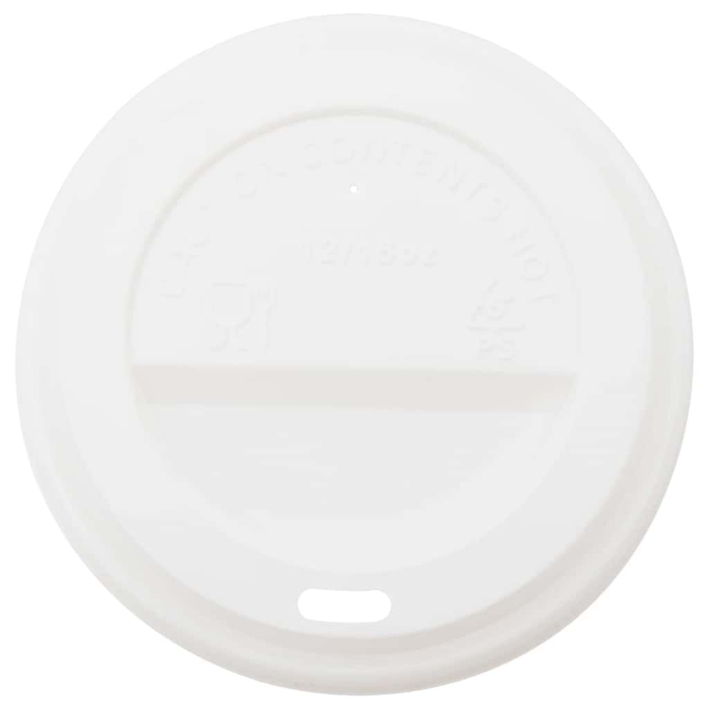 VidaXL tasses à café en papier avec couvercle 1000 pcs 16oz 400 ml