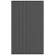 Vidaxx paillasson 90x150 cm rayé 90x150 cm noir et gris