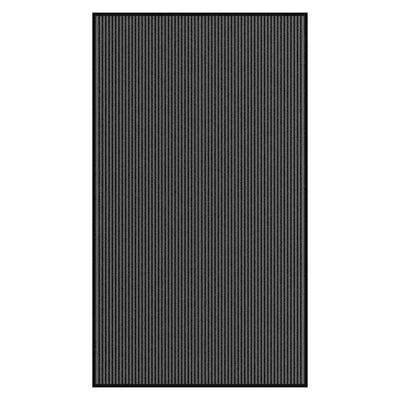 Vidaxx paillasson 115x200 cm rayure noir et gris