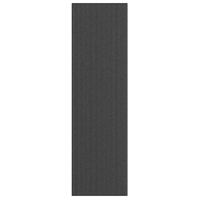 Vidaxx paillasson 115x400 cm rayé 115x400 cm noir et gris