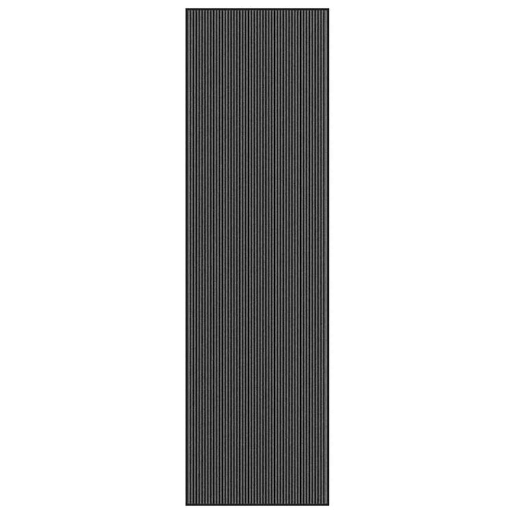 Vidaxx paillasson 115x400 cm rayé 115x400 cm noir et gris
