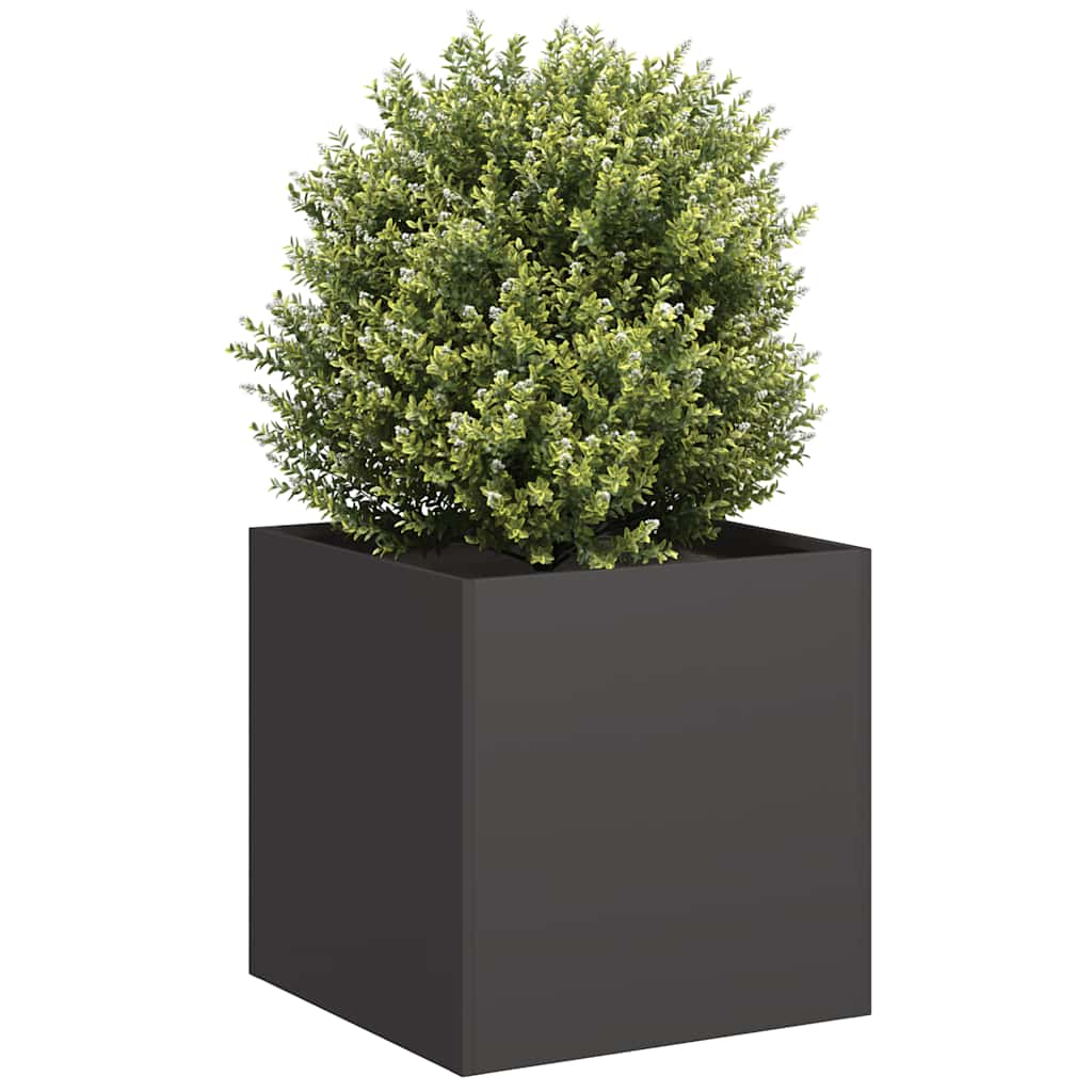 Vidaxx jardinière 40x40x40 cm acier laminé à froid noir