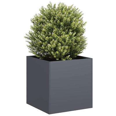 Jardinière Vidaxx 40x40x40 cm acier laminé à froid, anthracite