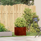 Vidaxx jardinière rouillé 40x40x40 cm acier résistant aux intempéries