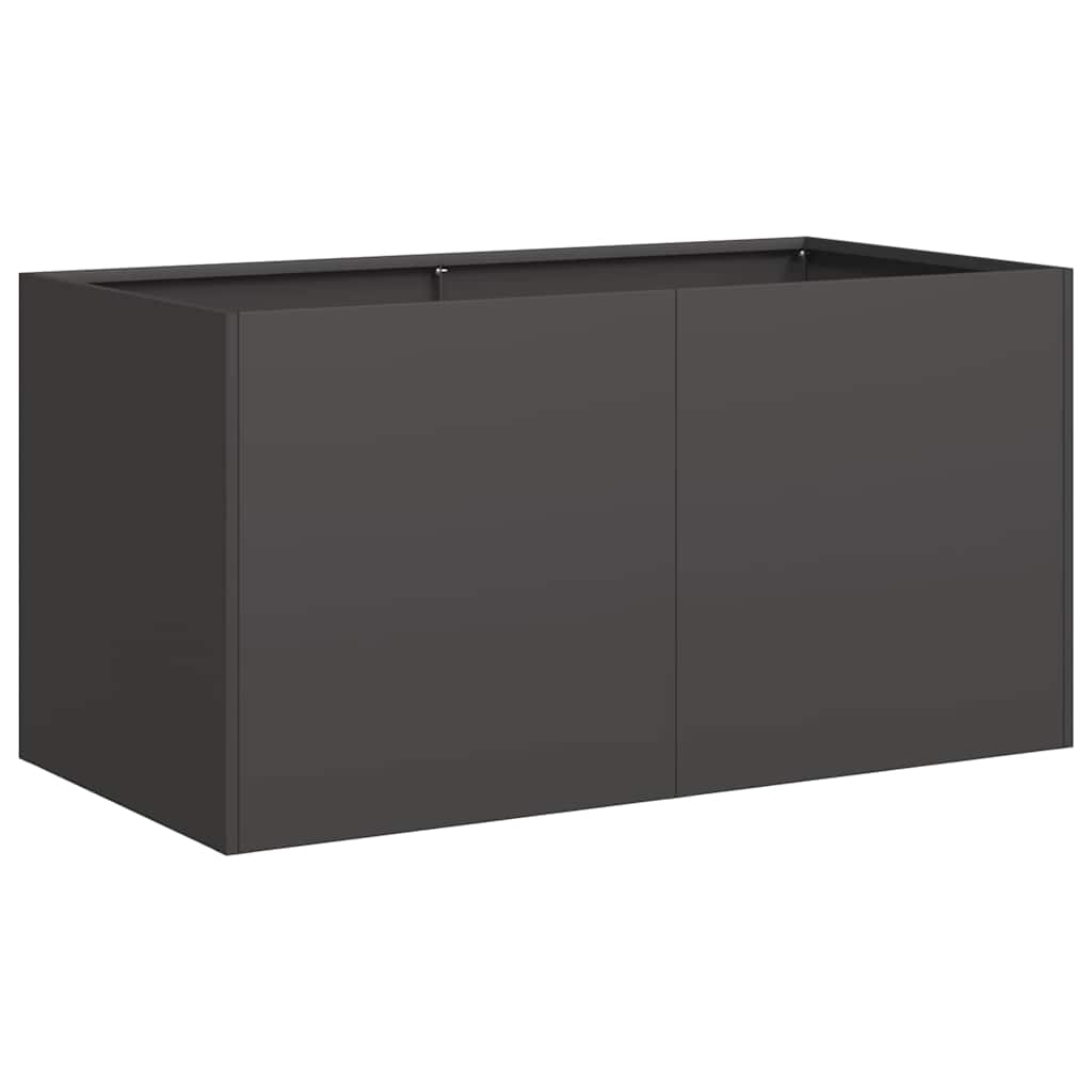 Vidaxx jardinière 80x40x40 cm acier laminé à froid noir