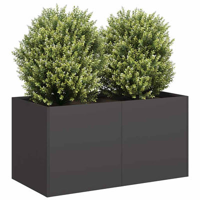 Vidaxx jardinière 80x40x40 cm acier laminé à froid noir
