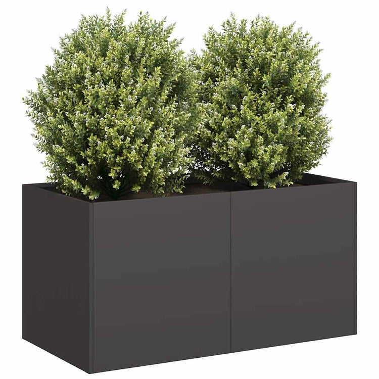 Vidaxx jardinière 80x40x40 cm acier laminé à froid noir