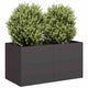 Vidaxx jardinière 80x40x40 cm acier laminé à froid noir