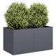 Jardinière Vidaxx 80x40x40 cm acier laminé à froid, anthracite