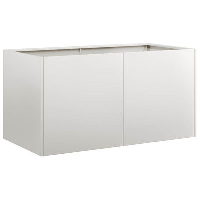 Jardinière Vidaxx 80x40x40 cm acier inoxydable