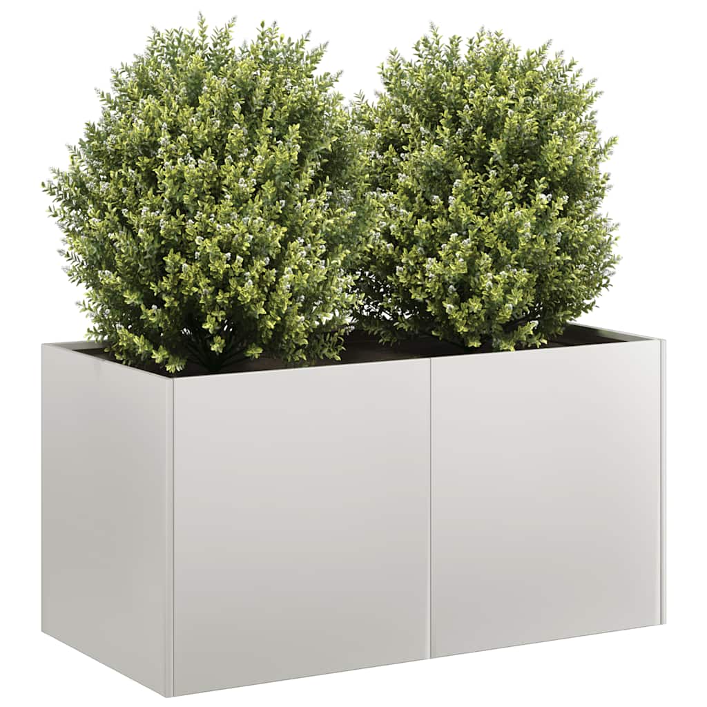 Jardinière Vidaxx 80x40x40 cm acier inoxydable