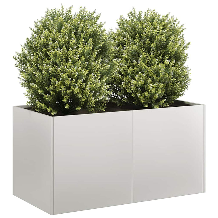 Jardinière Vidaxx 80x40x40 cm acier inoxydable