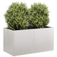 Jardinière Vidaxx 80x40x40 cm acier inoxydable