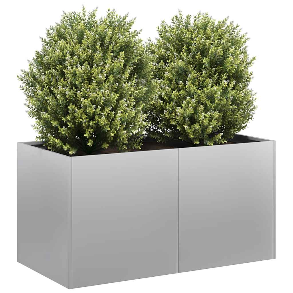 Jardinière Vidaxx 80x40x40 cm en acier galvanisé