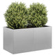 Jardinière Vidaxx 80x40x40 cm en acier galvanisé