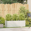 Vidaxx jardinière 120x40x40 cm acier laminé à froid blanc