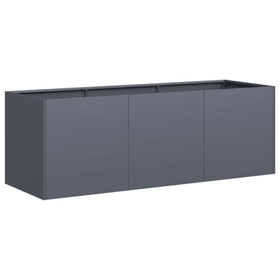 Vidaxx jardinière anthracite 120x40x40 cm acier laminé à froid