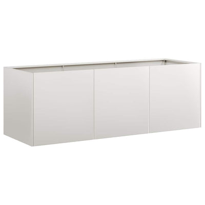 Jardinière Vidaxx 120x40x40 cm acier inoxydable