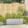 Jardinière Vidaxx 120x40x40 cm en acier galvanisé