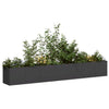 Vidaxx jardinière 280x40x40 cm acier laminé à froid noir
