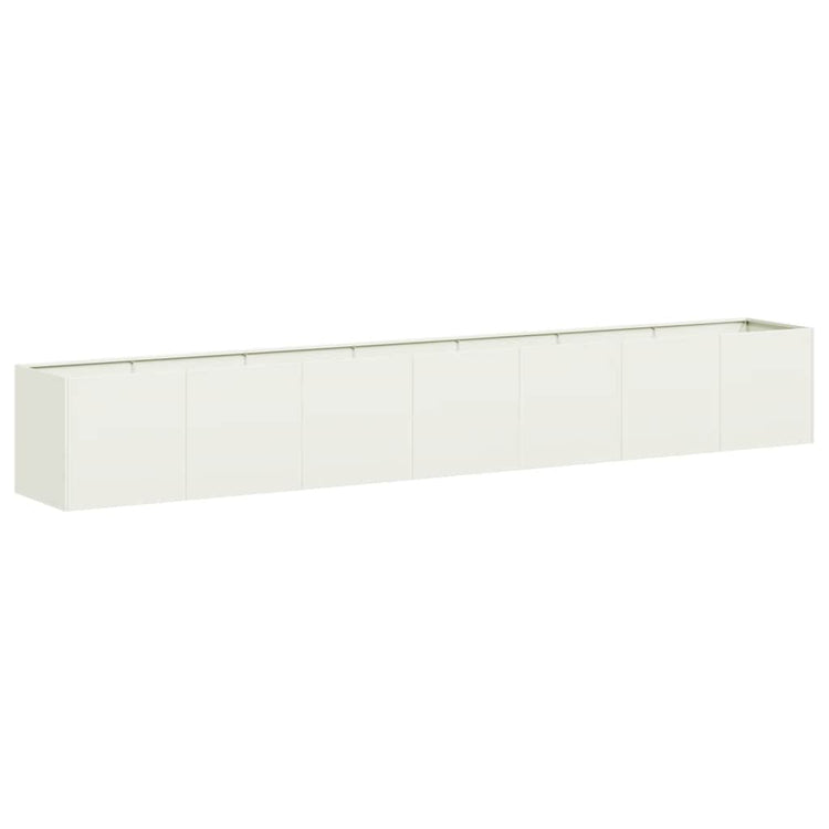 Jardinière Vidaxx 280x40x40 cm acier laminé à froid blanc