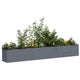 Jardinière VidaXL 280x40x40 cm acier laminé à froid anthracite