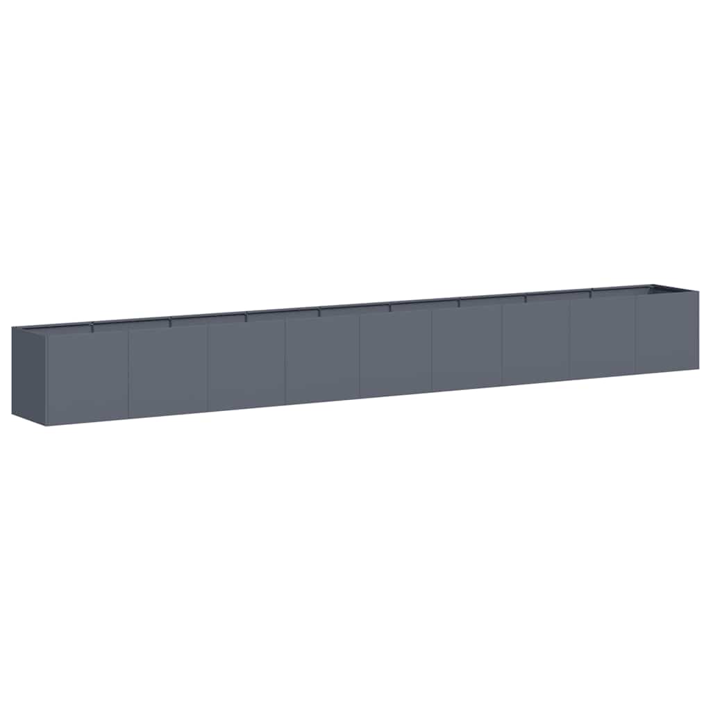 Jardinière Vidaxx 360x40x40 cm acier laminé à froid anthracite