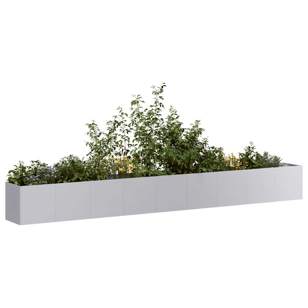 Jardinière Vidaxx 360x40x40 cm en acier galvanisé