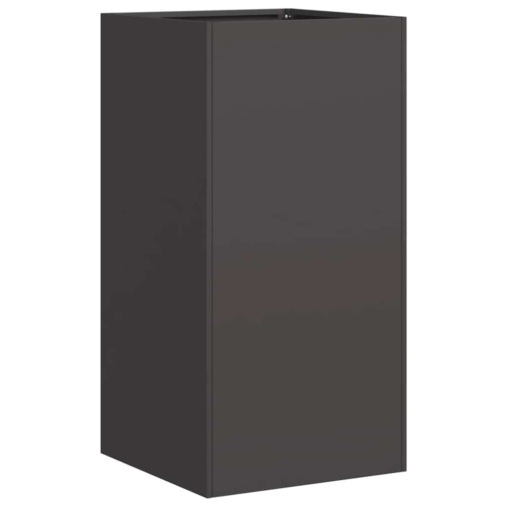 Vidaxx jardinière 40x40x80 cm acier laminé à froid noir