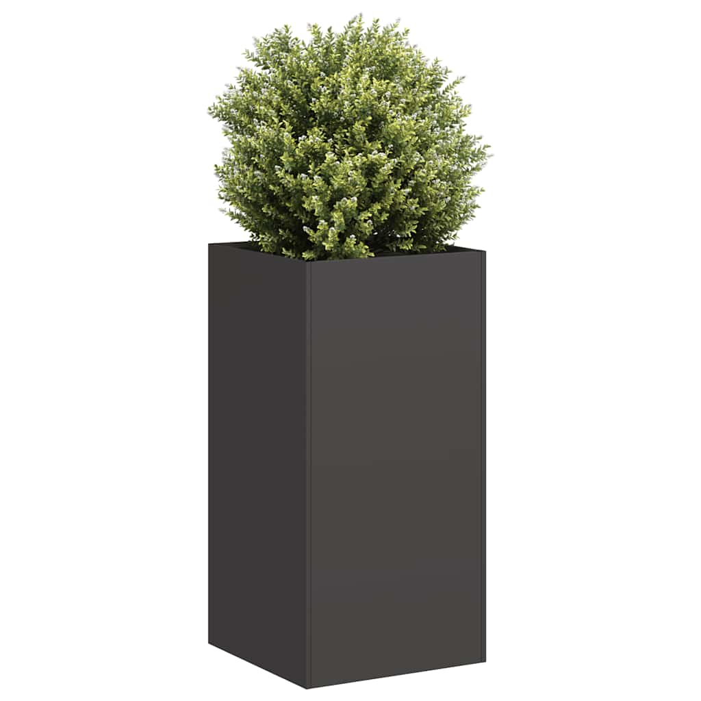 Vidaxx jardinière 40x40x80 cm acier laminé à froid noir