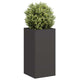 Vidaxx jardinière 40x40x80 cm acier laminé à froid noir