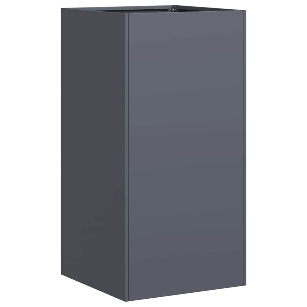 Jardinière Vidaxx 40x40x80 cm acier laminé à froid, anthracite