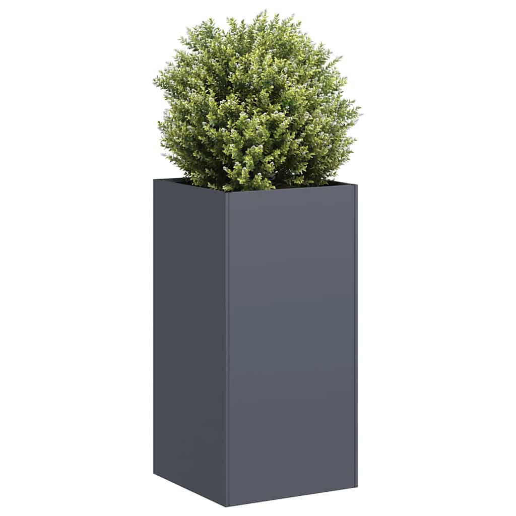 Jardinière Vidaxx 40x40x80 cm acier laminé à froid, anthracite