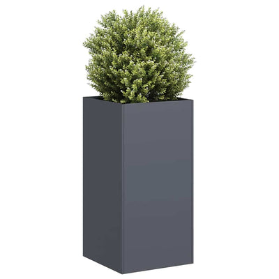Jardinière Vidaxx 40x40x80 cm acier laminé à froid, anthracite