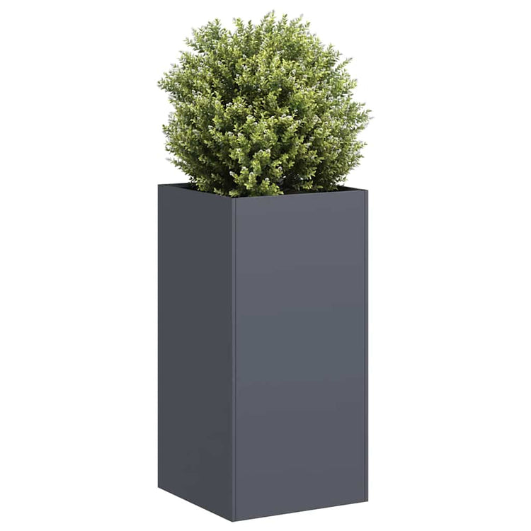 Jardinière Vidaxx 40x40x80 cm acier laminé à froid, anthracite