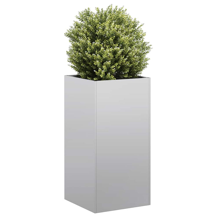 Jardinière Vidaxx 40x40x80 cm en acier galvanisé