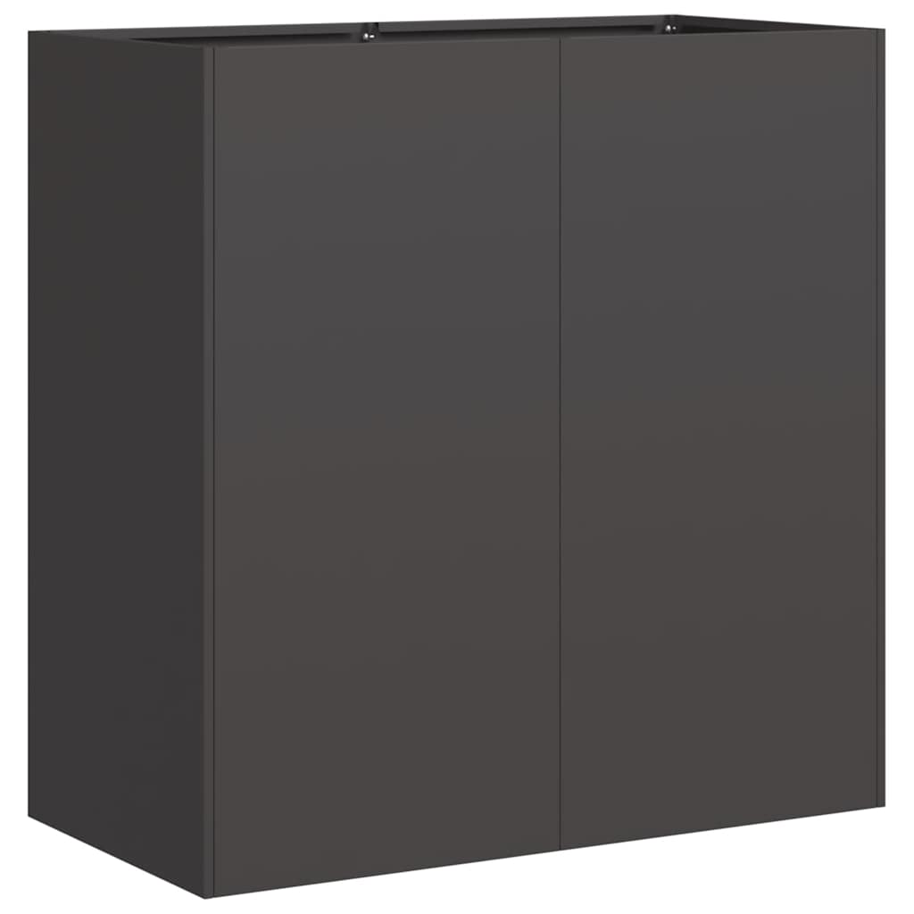 Vidaxx jardinière 80x40x80 cm acier laminé à froid noir