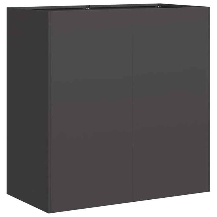 Vidaxx jardinière 80x40x80 cm acier laminé à froid noir