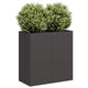 Vidaxx jardinière 80x40x80 cm acier laminé à froid noir