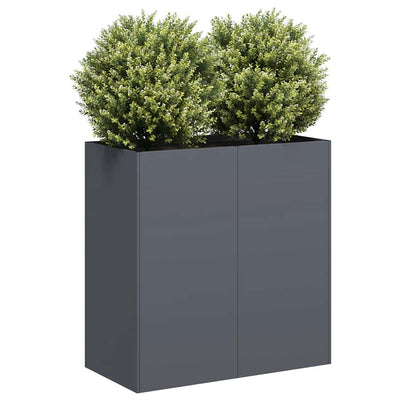 Jardinière Vidaxx 80x40x80 cm acier laminé à froid, anthracite